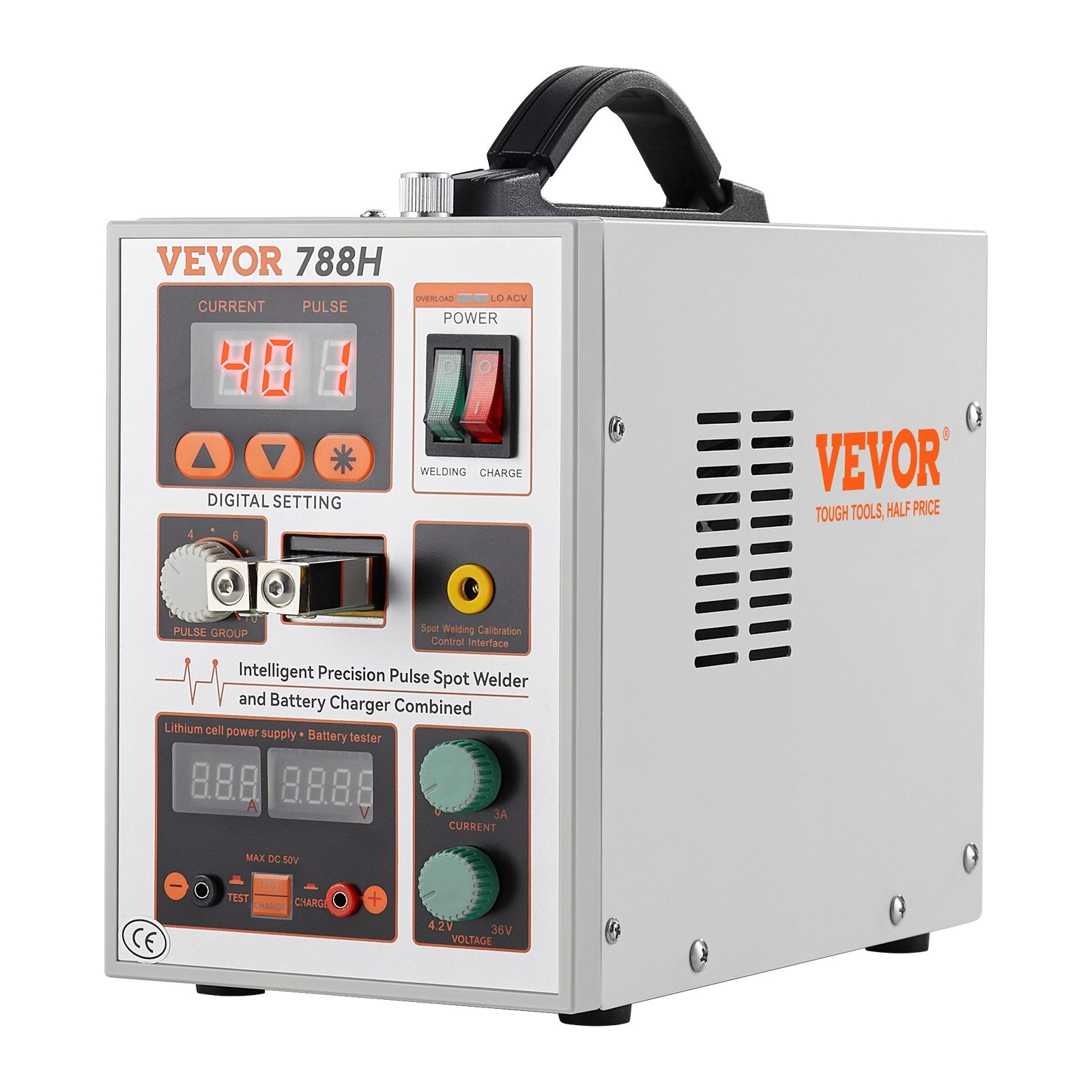 Automotive Repair & Speciality Tools: VEVOR Battery Spot Welder 788H Pulse Welder & Battery Charger 2 Welding Modes