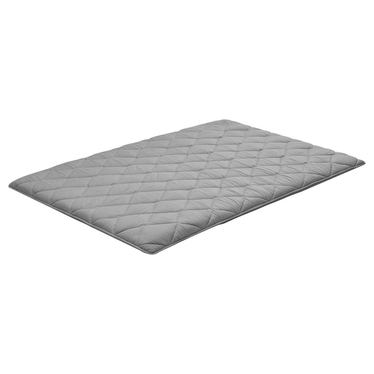 Japanese Tatami Mat, Full Size Foldable Japanese Tatami Mattress, Futon Mattress with Storage Bag & Fastener, 9-Layer Floor Mat for Sleeping, Dorm, Meditation, Yoga, 2032 x 1372 x 89 mm, Gray
