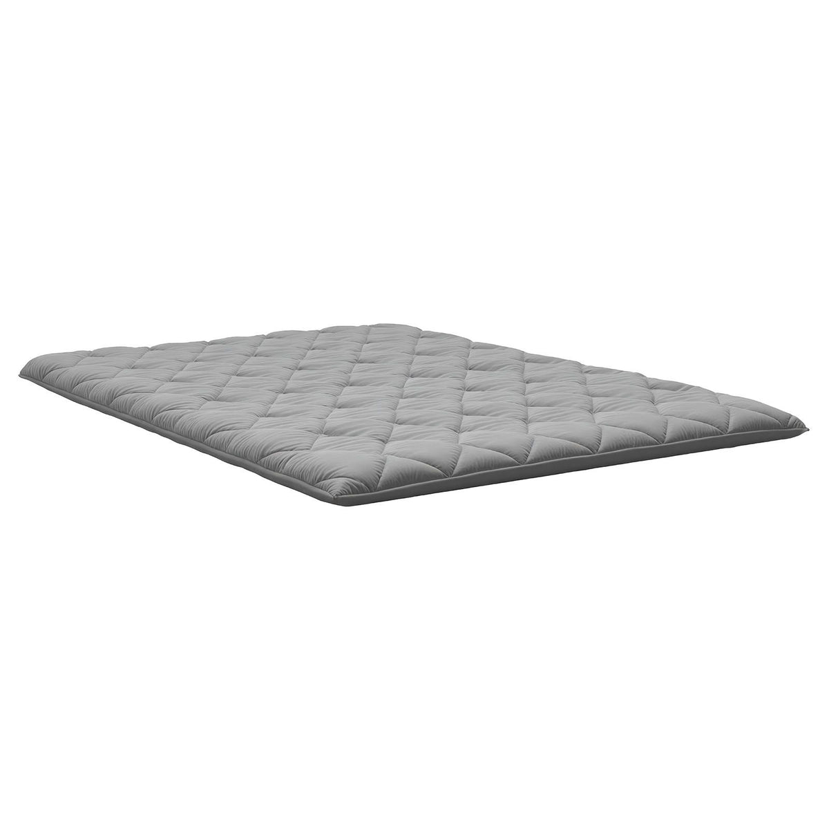 Japanese Tatami Mat, Full Size Foldable Japanese Tatami Mattress, Futon Mattress with Storage Bag & Fastener, 9-Layer Floor Mat for Sleeping, Dorm, Meditation, Yoga, 2032 x 1372 x 89 mm, Gray