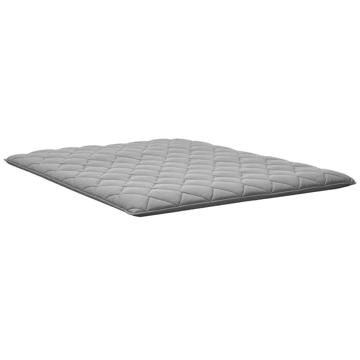 Japanese Tatami Mat, Queen Size Foldable Japanese Tatami Mattress, Futon Mattress with Storage Bag & Fastener, 9-Layer Floor Mat for Sleeping, Dorm, Meditation, Yoga, 2032 x 1524 x 63.5 mm, Gray