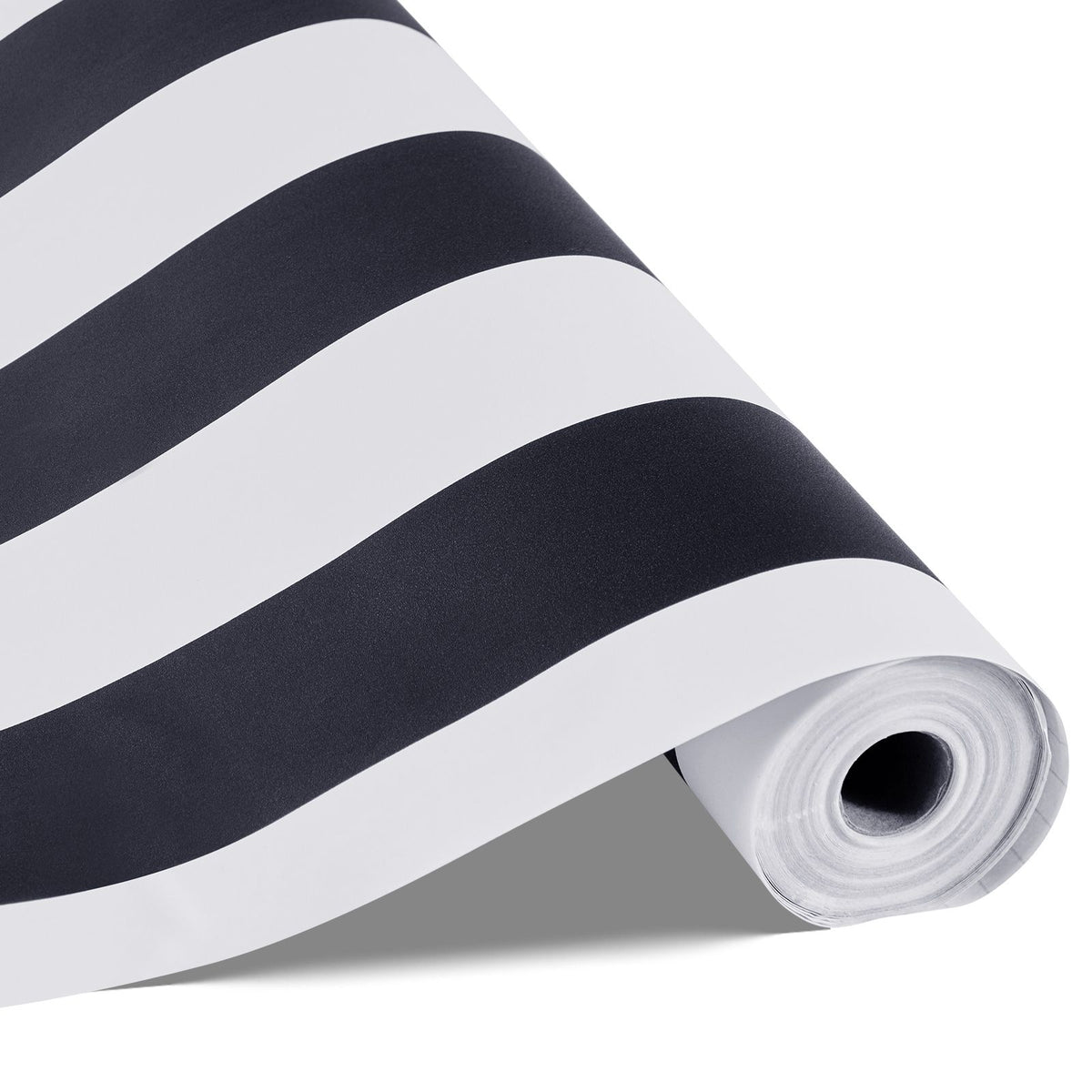 Peel and Stick Wallpaper, 45cm x 15m Contact Paper Black White Modern Geometric Waterpoof Self Adhesive, Easy to Clean Wall Decorative Vinyl Roll for Bedroom Kitchen Office Bathroom