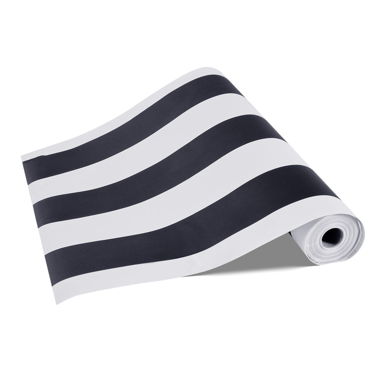 Peel and Stick Wallpaper, 45cm x 15m Contact Paper Black White Modern Geometric Waterpoof Self Adhesive, Easy to Clean Wall Decorative Vinyl Roll for Bedroom Kitchen Office Bathroom