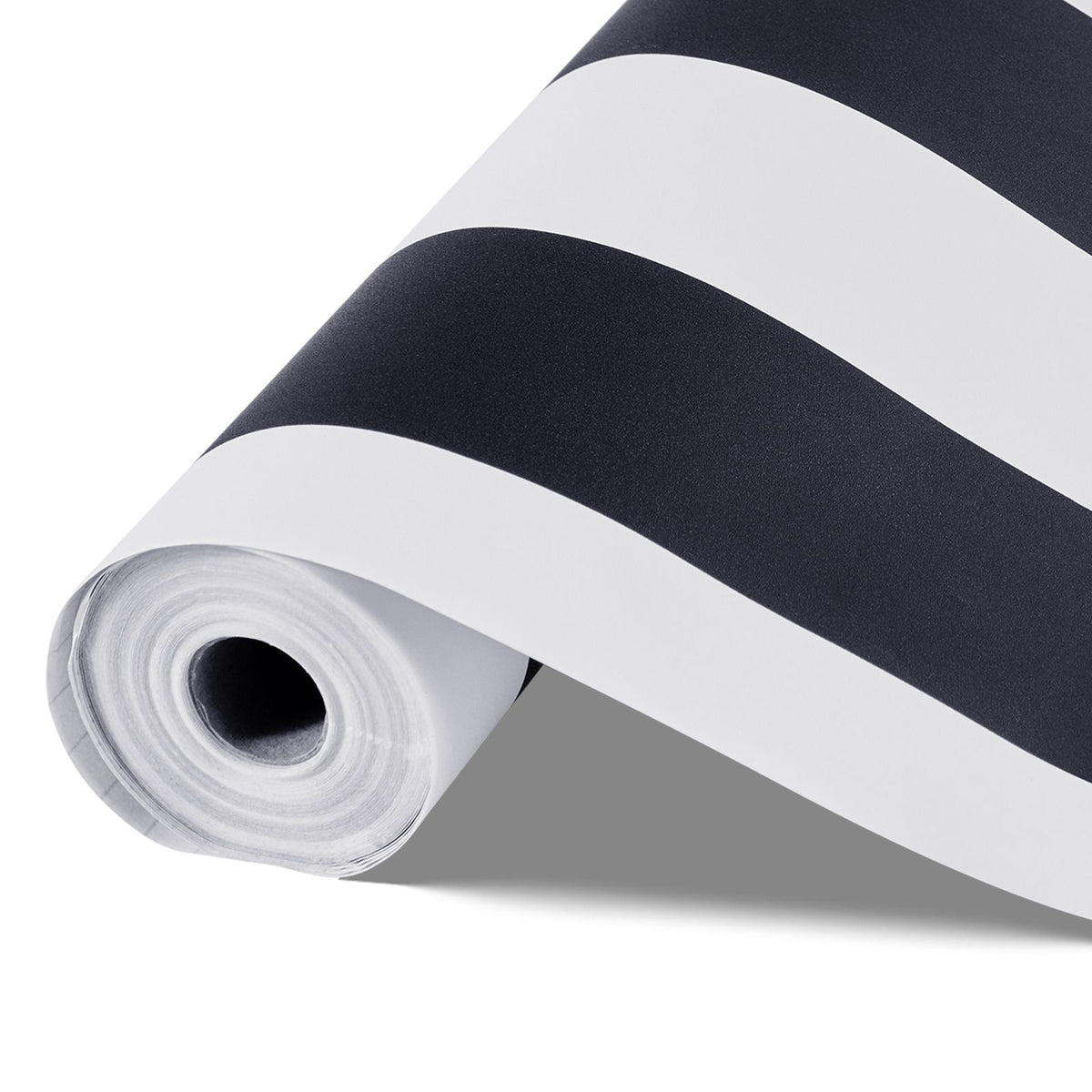 Peel and Stick Wallpaper, 45cm x 15m Contact Paper Black White Modern Geometric Waterpoof Self Adhesive, Easy to Clean Wall Decorative Vinyl Roll for Bedroom Kitchen Office Bathroom