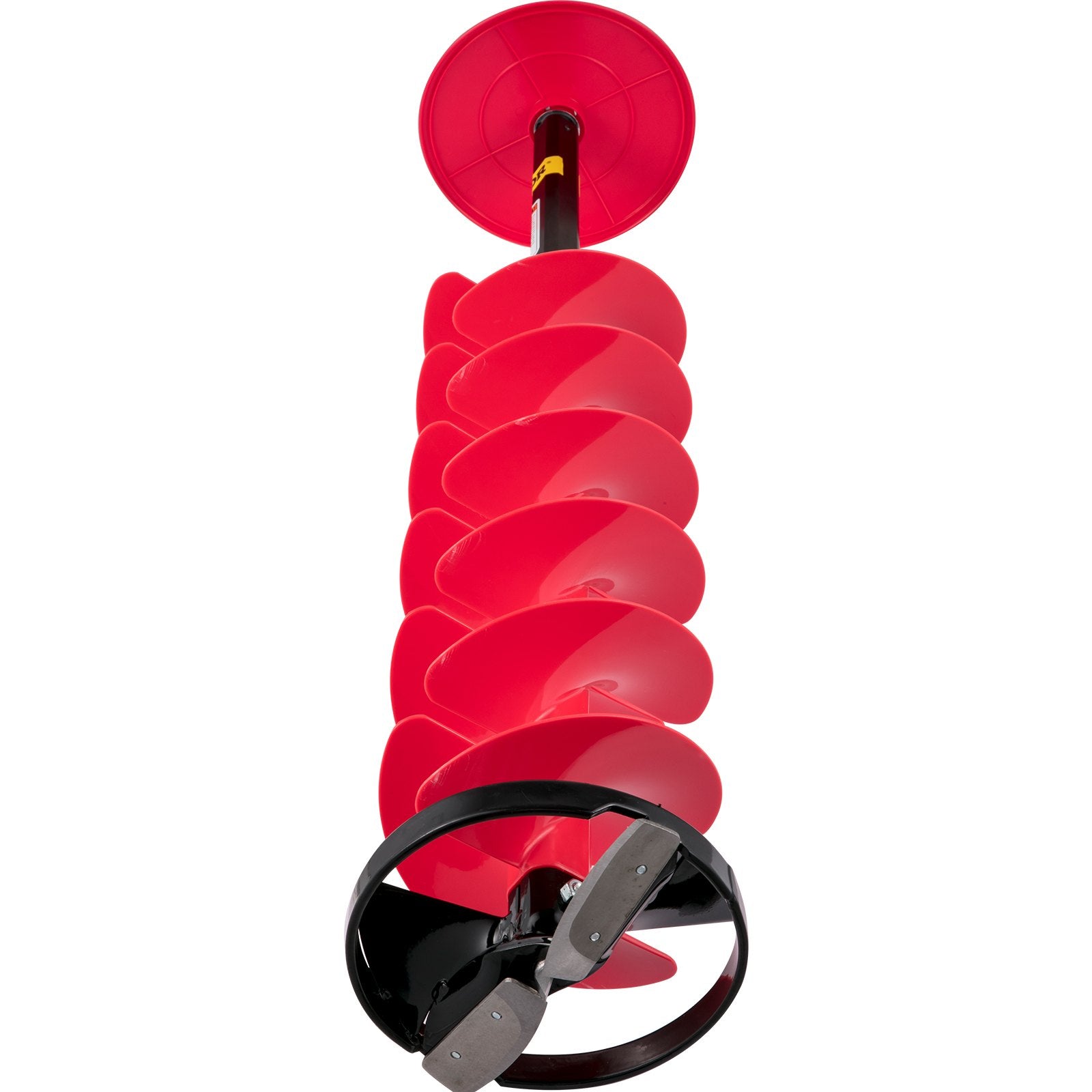Ice Drill Auger, 8"" Diameter Nylon Ice Auger, 39"" Length Ice Auger Bit,Auger Drill with 11.8"" Extension Rod,Auger Bit with Drill Adapter,Top Plate & Blade Guard for Ice Fishing Ice Burrowing