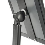 Speaker Accessories: VEVOR Pedestal Sign Holder Adjustable Poster Stand 11 x 17 Inch Metal Base