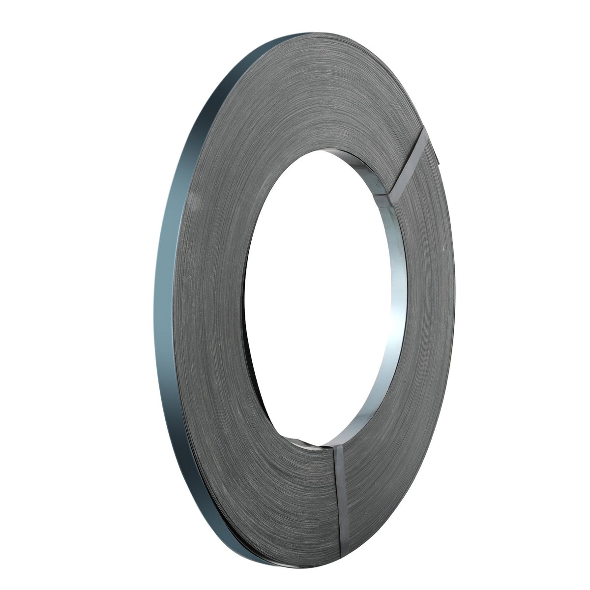 Packaging Steel Strapping Roll, 500 m Length x 19 mm Width x 0.55 mm Thickness, 770 kg Break Strength, Heavy Duty Banding Pallet Strap Coil, Portable Strong Banding Packing Metal Straps, Black