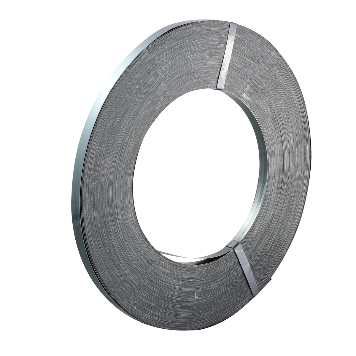Packaging Steel Strapping Roll, 500 m Length x 19 mm Width x 0.55 mm Thickness, 770 kg Break Strength, Heavy Duty Banding Pallet Strap Coil, Portable Strong Banding Packing Metal Straps, Black
