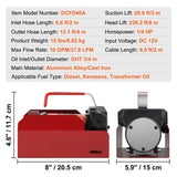 Fuel & Exhaust: VEVOR Fuel Transfer Pump, 12V DC, 10 GPM, 8 m Lift, Portable Electric Diesel Transfer Extractor Pump Kit with Automatic Shut-off Nozzle, Delivery & Suction Hose for Diesel, Kerosene, Transformer Oil