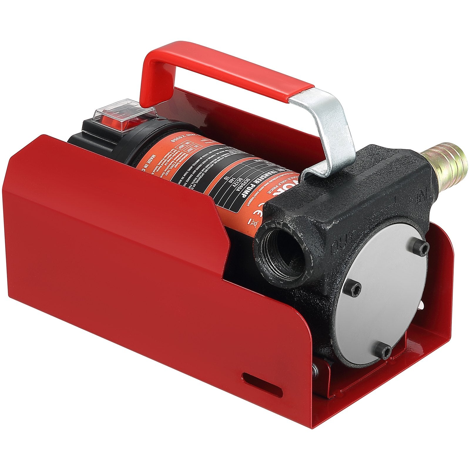 Fuel & Exhaust: VEVOR Fuel Transfer Pump, 12V DC, 10 GPM, 8 m Lift, Portable Electric Diesel Transfer Extractor Pump Kit with Automatic Shut-off Nozzle, Delivery & Suction Hose for Diesel, Kerosene, Transformer Oil
