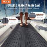 Boating Accessories: VEVOR Boat Flooring, EVA Foam Boat Decking 94.5" x 23.6", Non-Slip Self-Adhesive Flooring, 15.5 sq.ft Marine Carpet for Boats, Yacht, Pontoon, Kayak Decking