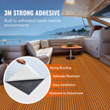 Boating Accessories: VEVOR Boat Flooring, EVA Foam Boat Decking 94.5" x 46", Non-Slip Self-Adhesive Flooring, 29.9 sq.ft Marine Carpet for Boats, Yacht, Pontoon, Kayak Decking