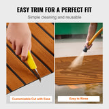 Boating Accessories: VEVOR Boat Flooring, EVA Foam Boat Decking 94.5" x 46", Non-Slip Self-Adhesive Flooring, 29.9 sq.ft Marine Carpet for Boats, Yacht, Pontoon, Kayak Decking