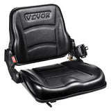 Automotive Parts: VEVOR Universal Forklift Seat, Fold Down Tractor Seat with Adjustable Angle Back, Micro Switch and Retractable Seatbelt, 16-34 cm Slot Forklift Seat for Tractor Loader Excavator