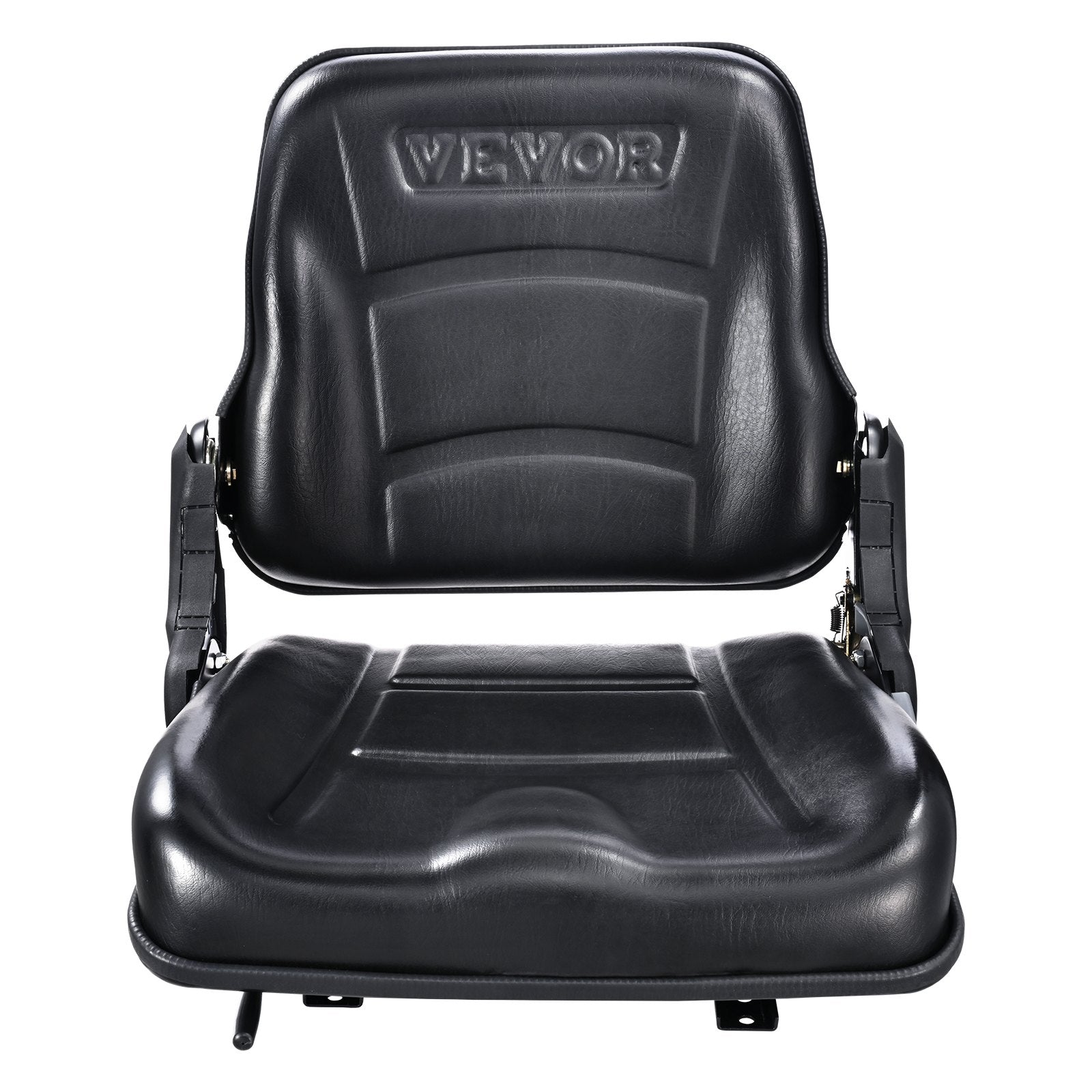 Automotive Parts: VEVOR Universal Forklift Seat, Fold Down Tractor Seat with Adjustable Angle Back and Micro Switch, 16-34 cm Extended Slot Comfortable Forklift Seat for Tractor Loader Excavator