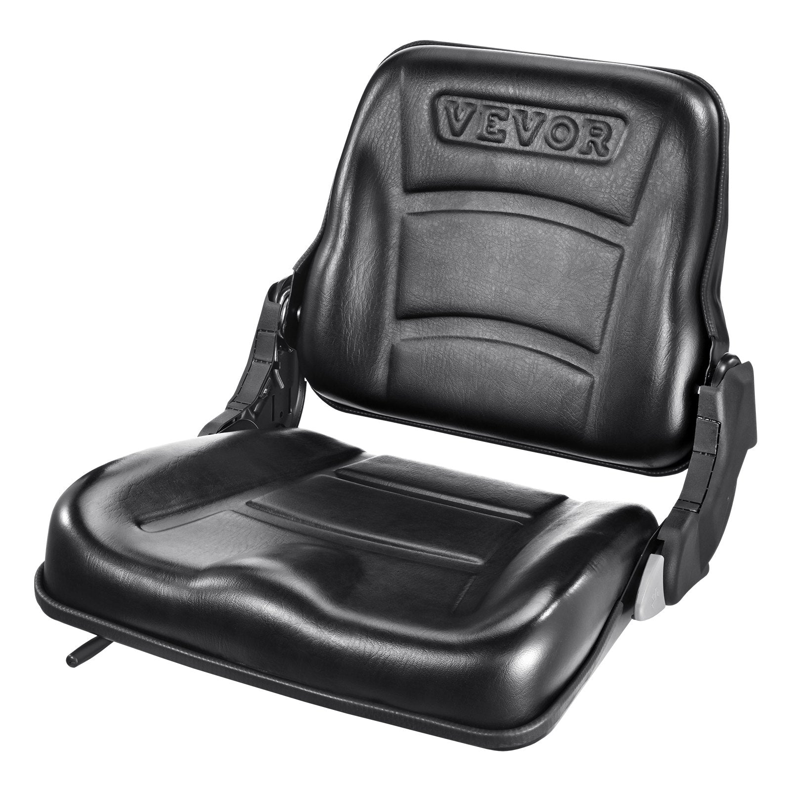 Automotive Parts: VEVOR Universal Forklift Seat, Fold Down Tractor Seat with Adjustable Angle Back and Micro Switch, 16-34 cm Extended Slot Comfortable Forklift Seat for Tractor Loader Excavator