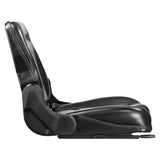 Automotive Parts: VEVOR Universal Forklift Seat, Fold Down Tractor Seat with Adjustable Angle Back and Micro Switch, 16-34 cm Extended Slot Comfortable Forklift Seat for Tractor Loader Excavator