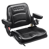 Automotive Parts: VEVOR Universal Forklift Seat, Fold Down Tractor Seat with Adjustable Angle Back, Micro Switch, Seatbelt and Armrests, 16-34 cm Slot Tractor Seat for Tractor Loader Excavator