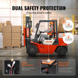 Automotive Parts: VEVOR Universal Forklift Seat, Fold Down Tractor Seat with Adjustable Angle Back, Micro Switch, Seatbelt and Armrests, 16-34 cm Slot Tractor Seat for Tractor Loader Excavator