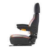 Automotive Parts: VEVOR Forklift Seat Mower Tractor Seat Adjustable Back Seatbelt & Headrest
