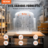 Automotive Parts: VEVOR Universal Forklift Seat Adjustable Tractor Seat with Seatbelt Armrests