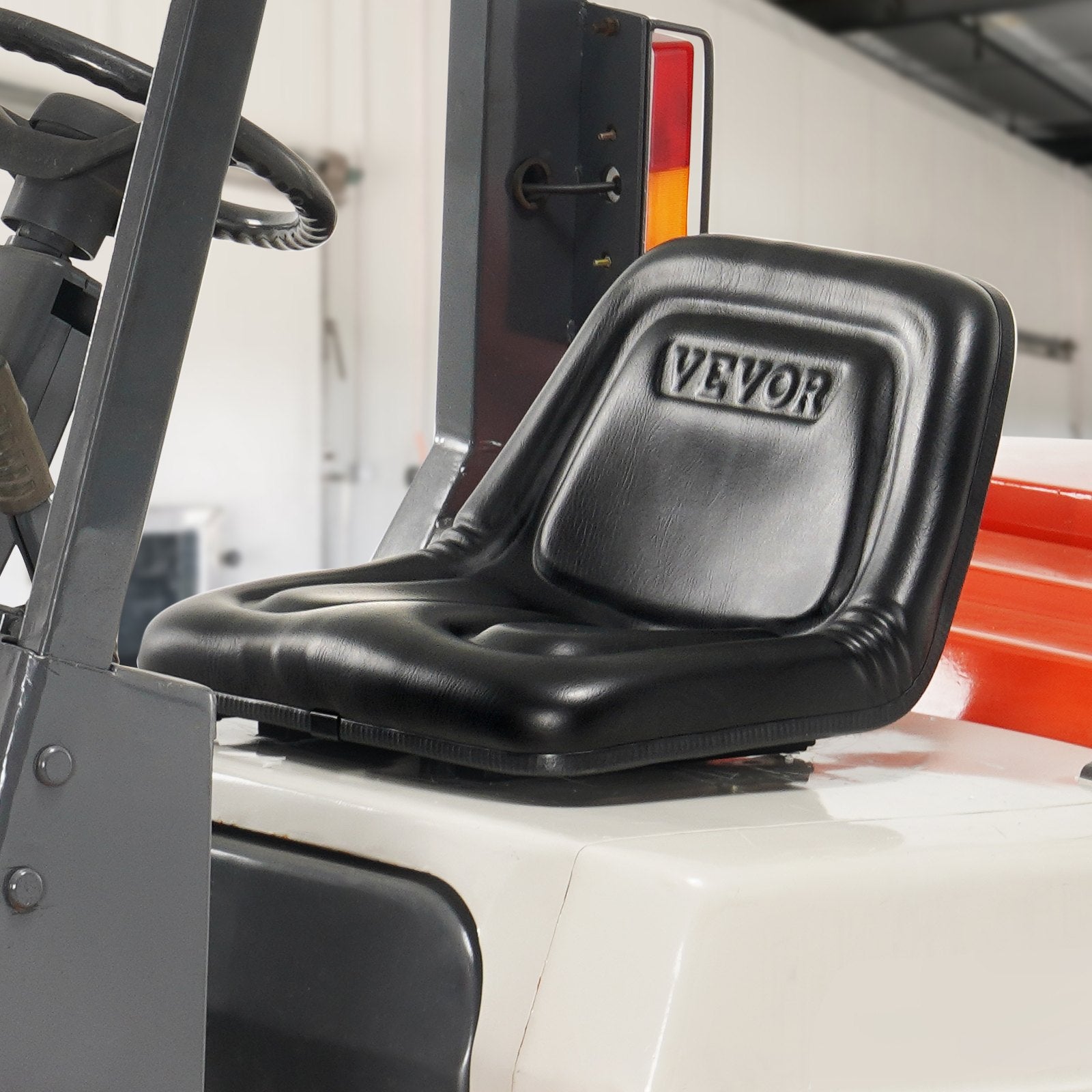 Automotive Parts: VEVOR Universal Tracor Seat, Lawn Mower Seat with Micro Switch and Drainage Holes, 16-34 cm Extended Slot Tractor Seat for Tractor Loader Excavator