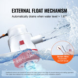 Boating Accessories: VEVOR Bilge Pump, 3000GPH Automatic Submersible Boat Bilge Water Pump with Float Switch, 40 mm Outlet Diameter, Small Boat Bilge Pump, Marine Electric Bilge Pump for Boats, Ponds, Pools, Basements