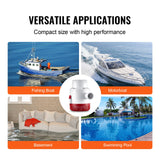 Boating Accessories: VEVOR Bilge Pump, 3000GPH Automatic Submersible Boat Bilge Water Pump with Float Switch, 40 mm Outlet Diameter, Small Boat Bilge Pump, Marine Electric Bilge Pump for Boats, Ponds, Pools, Basements