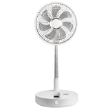 Portable Fans: VEVOR 12 Inch Foldable Oscillating Standing Fan with Remote Control, 4 Speed Adjustable Portable Desk Quiet Fan, 7200mah Rechargeable USB Small Fan, Folded Rotating Floor Fan for Bedroom Office Travel