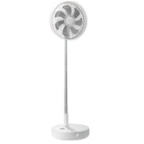 Portable Fans: VEVOR 12 Inch Foldable Oscillating Standing Fan with Remote Control, 4 Speed Adjustable Portable Desk Quiet Fan, 7200mah Rechargeable USB Small Fan, Folded Rotating Floor Fan for Bedroom Office Travel