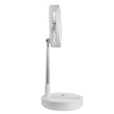 Portable Fans: VEVOR 12 Inch Foldable Oscillating Standing Fan with Remote Control, 4 Speed Adjustable Portable Desk Quiet Fan, 7200mah Rechargeable USB Small Fan, Folded Rotating Floor Fan for Bedroom Office Travel