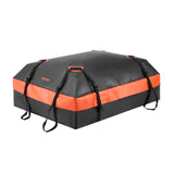Automotive Decor: VEVOR Car Rooftop Cargo Carrier Bag, 15 Cubic Feet Car Roof Cargo Carrier, 100% Waterproof Heavy Duty 840D PVC Roof Luggage Bag for All Vehicle with/without Rack- with Lock, Non-Slip Mat, 4 Door Hooks