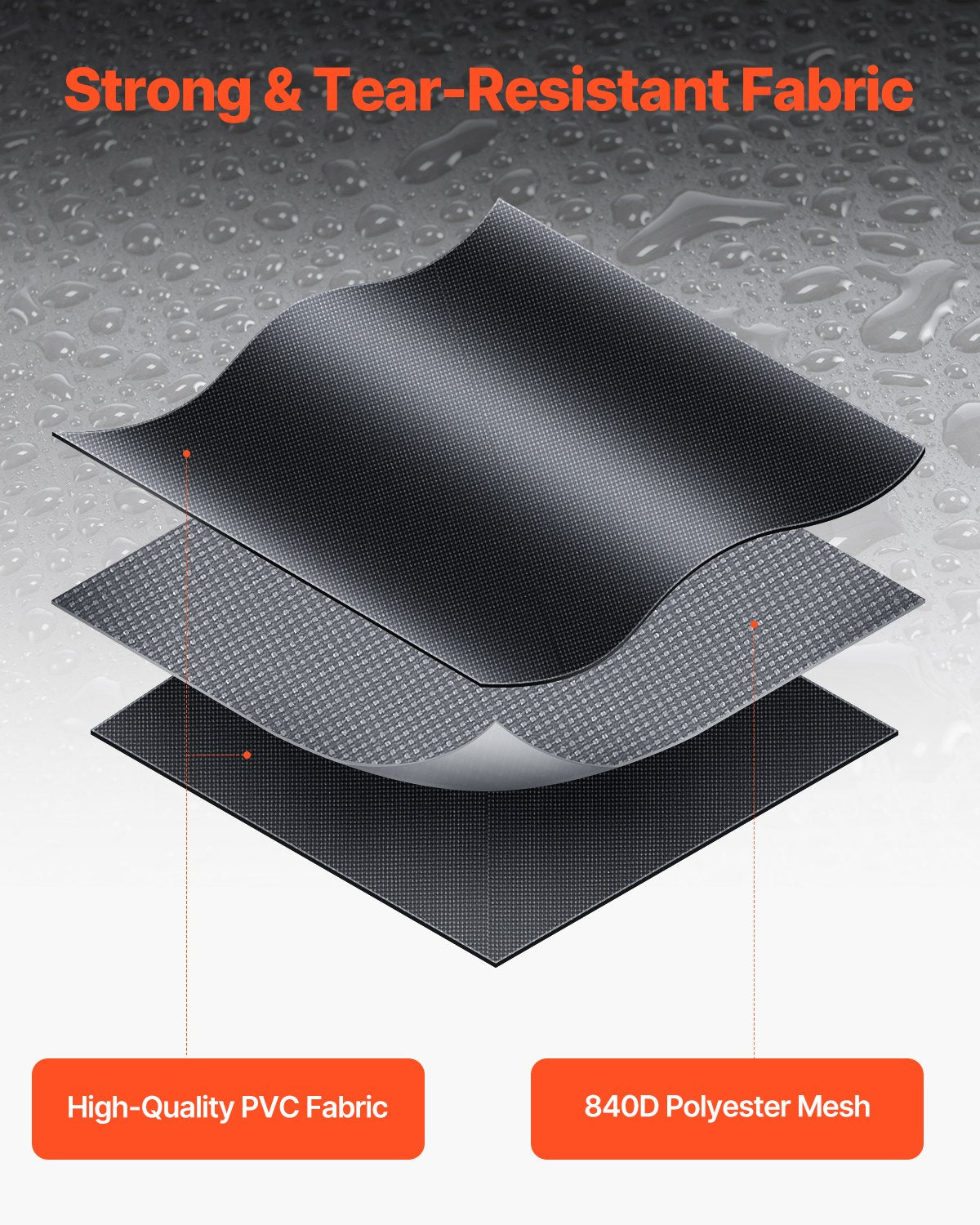 Caravan Accessories: VEVOR Car Rooftop Cargo Carrier Bag 21 Cubic Feet Roof Cargo Carrier 840D PVC
