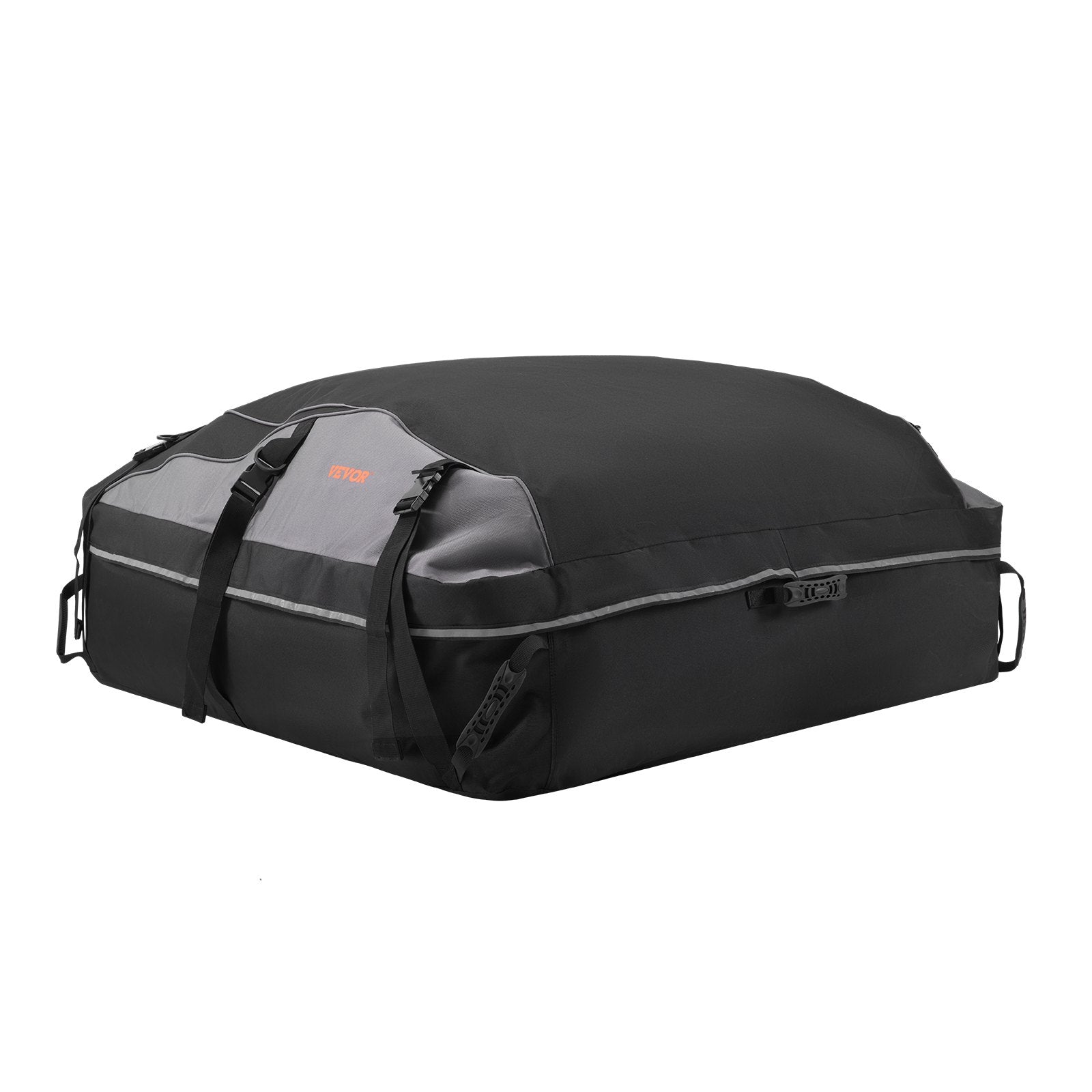 Cross Bar: VEVOR Car Rooftop Cargo Carrier Bag, 21 Cubic Feet Cargo Carrier for Car Roof, 100% Waterproof 900D Oxford Cloth Roof Luggage Bag for All Vehicle with/without Rack- with Lock, Non-Slip Mat, Door Hooks