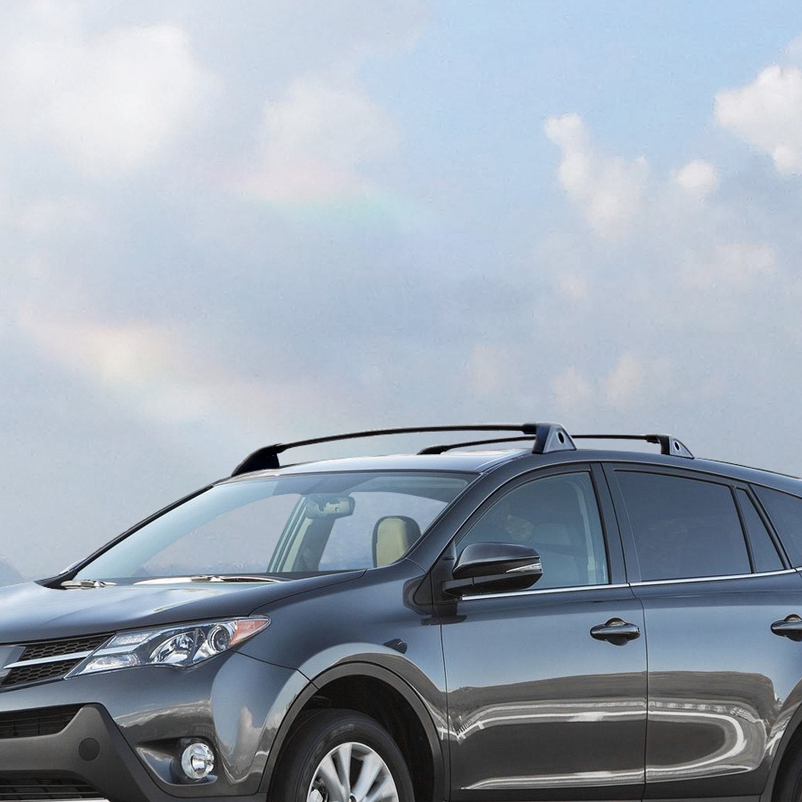 Cross Bar: VEVOR Roof Rack Cross Bars, Compatible with Toyota RAV4 2020-2023, 160lbs Load Capacity, Aluminum Anti-Rust Crossbars with Locks, Rooftop Cargo Bag Luggage Carrier (Not Fit for Adventure/TRD Off-Road)
