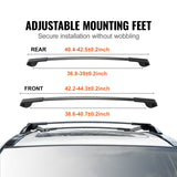 Cross Bar: VEVOR Roof Rack Crossbar for Subaru Forester 2014-2022 Crossbars Aluminum 2 PCS