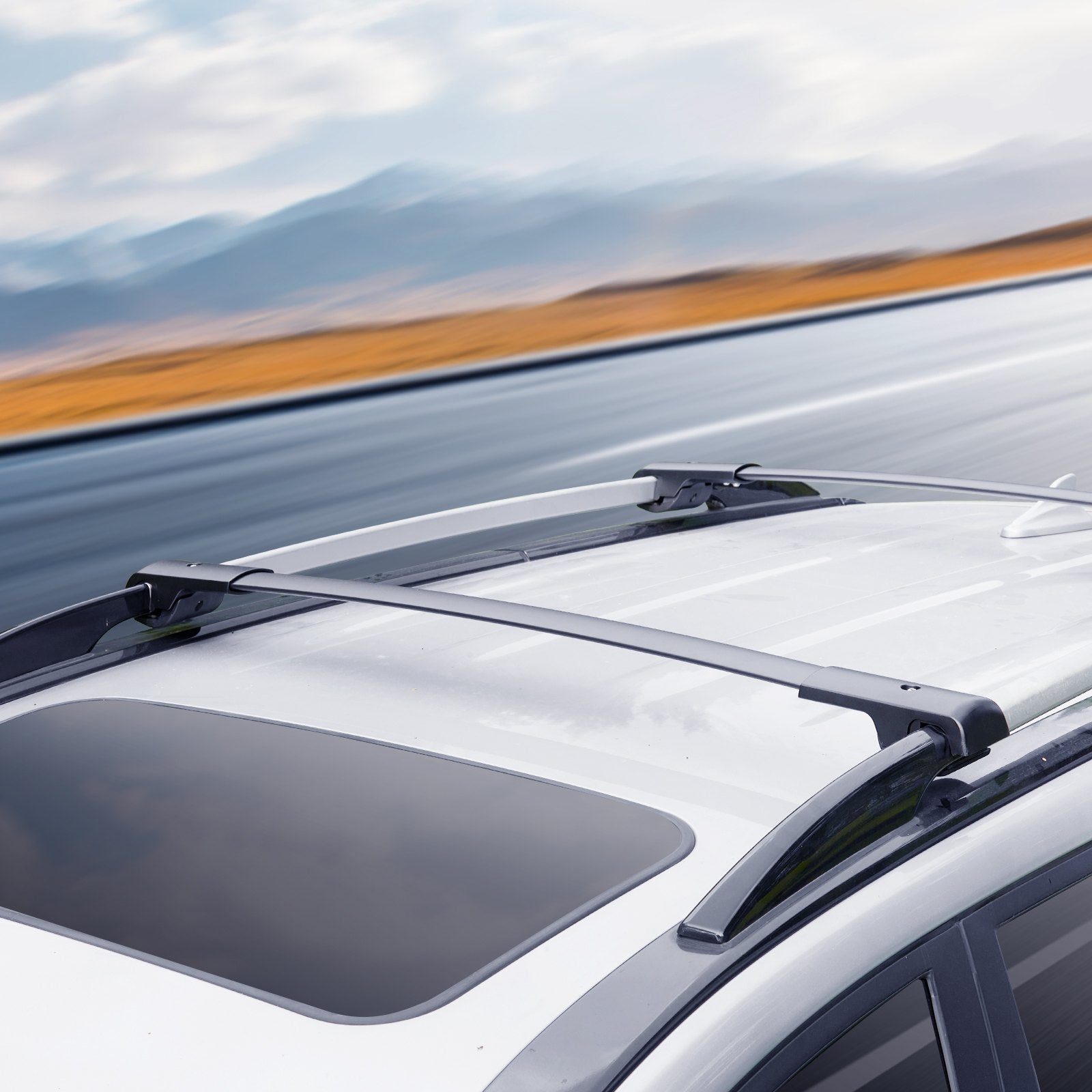 Cross Bar: VEVOR Roof Rack Crossbar for Subaru Forester 2014-2022 Crossbars Aluminum 2 PCS