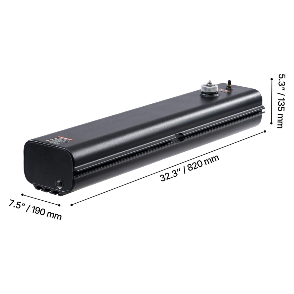 Roof Rack Water Tank, 4 Gal, Multi-Dispensing Outdoor Tank with 2 Splash-Guard Panels & T-slot, High-Capacity Aluminum Tank with Pressurization Port, Fit for Trunks, Roll Bars, Crossbars