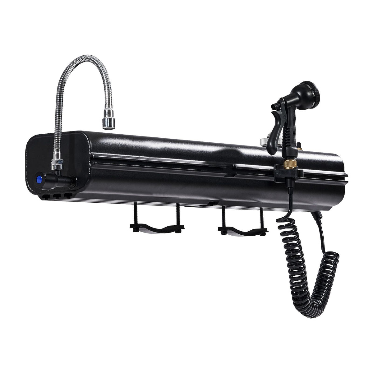 Roof Rack Water Tank, 4 Gal, Multi-Dispensing Outdoor Tank with 2 Splash-Guard Panels & T-slot, High-Capacity Aluminum Tank with Pressurization Port, Fit for Trunks, Roll Bars, Crossbars