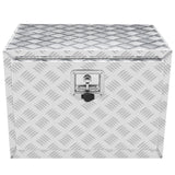 Bicycle Stands & Storage: VEVOR Underbody Truck Box, 24"×14"×16" Pickup Storage Box, Heavy Duty Aluminum Diamond Plate Tool Box with Lock and Keys, Waterproof Trailer Storage Box with T-Handle Latch for Truck, Van, Trailer