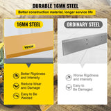 Saw Accessories: VEVOR Bucket Cutting Edge, 213x10x1.3 Bucket Edge, Weld-on and Bolt-on Advanced Cutting Edge, 16Mn Carbon-manganese Steel Loader Cutting Edge, Skid Steer Cutting Edge with Paint for Excavator and Load