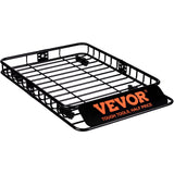 Clothing & Wardrobe Storage: VEVOR Roof Rack Cargo Basket 200 LBS 51"x36"x5" for SUV Truck with Luggage Bag