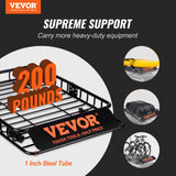 Clothing & Wardrobe Storage: VEVOR Roof Rack Cargo Basket 200 LBS 51"x36"x5" for SUV Truck with Luggage Bag