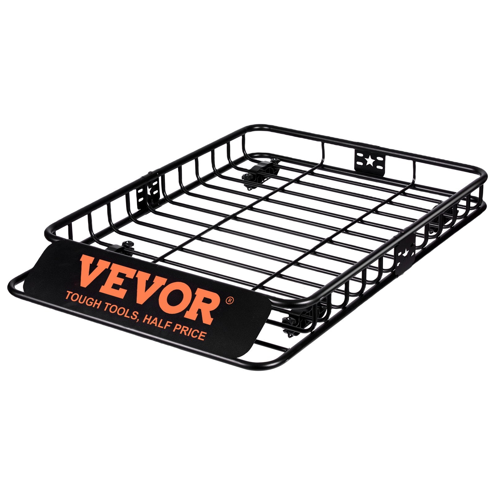 Clothing & Wardrobe Storage: VEVOR Roof Rack Cargo Basket 200 LBS 51"x36"x5" for SUV Truck with Luggage Bag