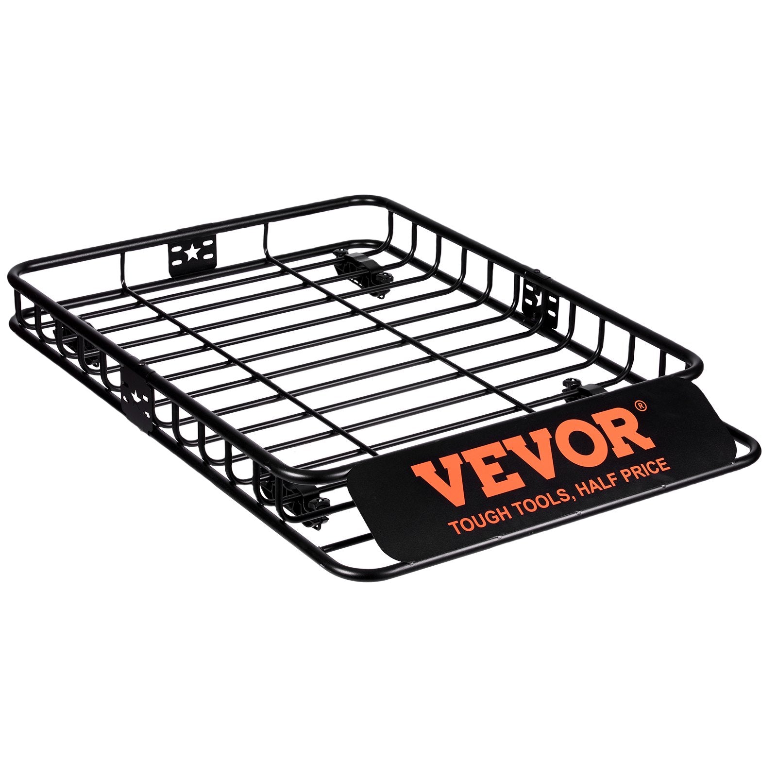 Clothing & Wardrobe Storage: VEVOR Roof Rack Cargo Basket 200 LBS 51"x36"x5" for SUV Truck with Luggage Bag