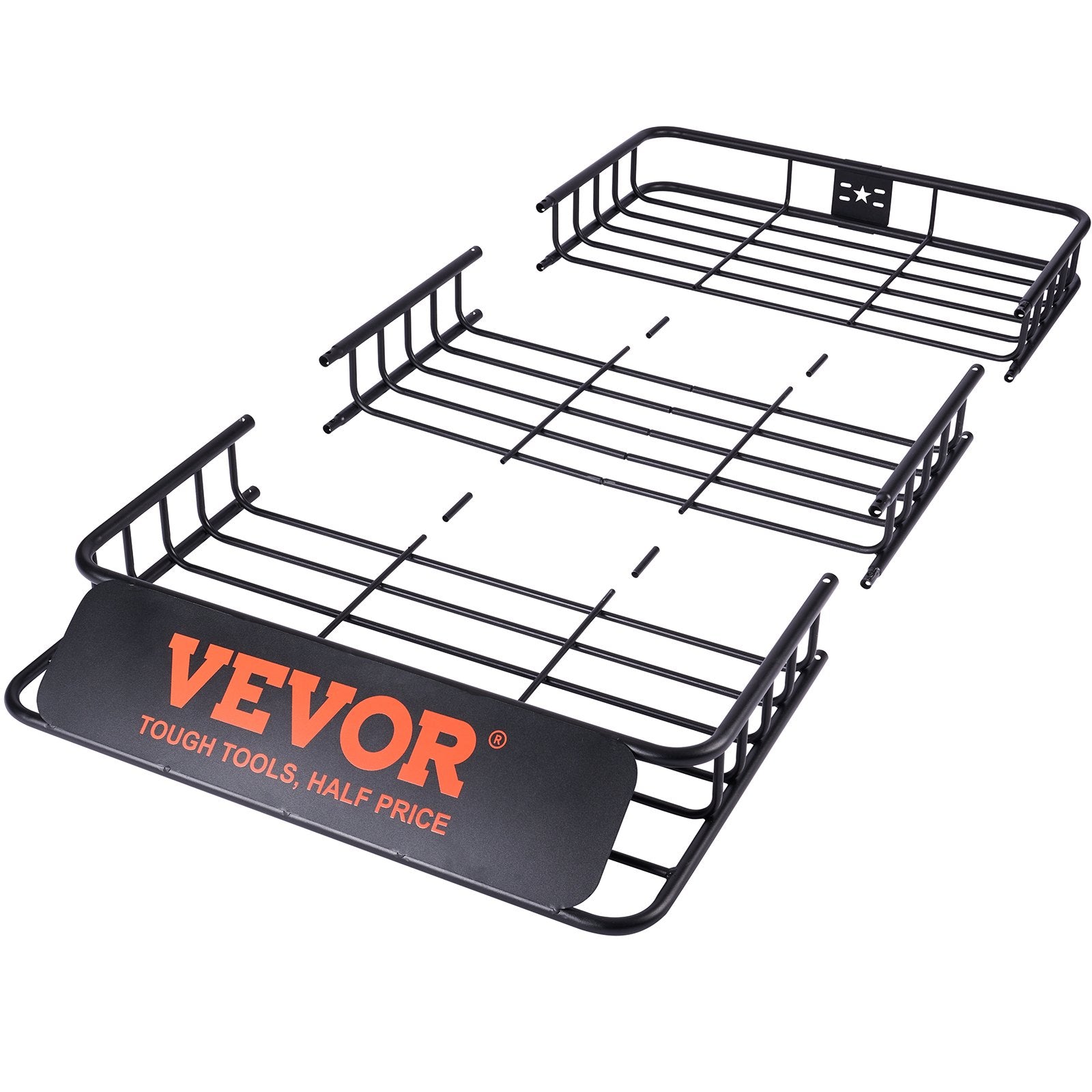 Automotive Parts: VEVOR Roof Rack Cargo Basket 200 LBS Capacity Extension 64"x39"x6" for SUV Truck