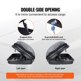 Caravan Accessories: VEVOR Rooftop Cargo Carrier 220 L Luggage Storage Box ABS for SUVs Cars
