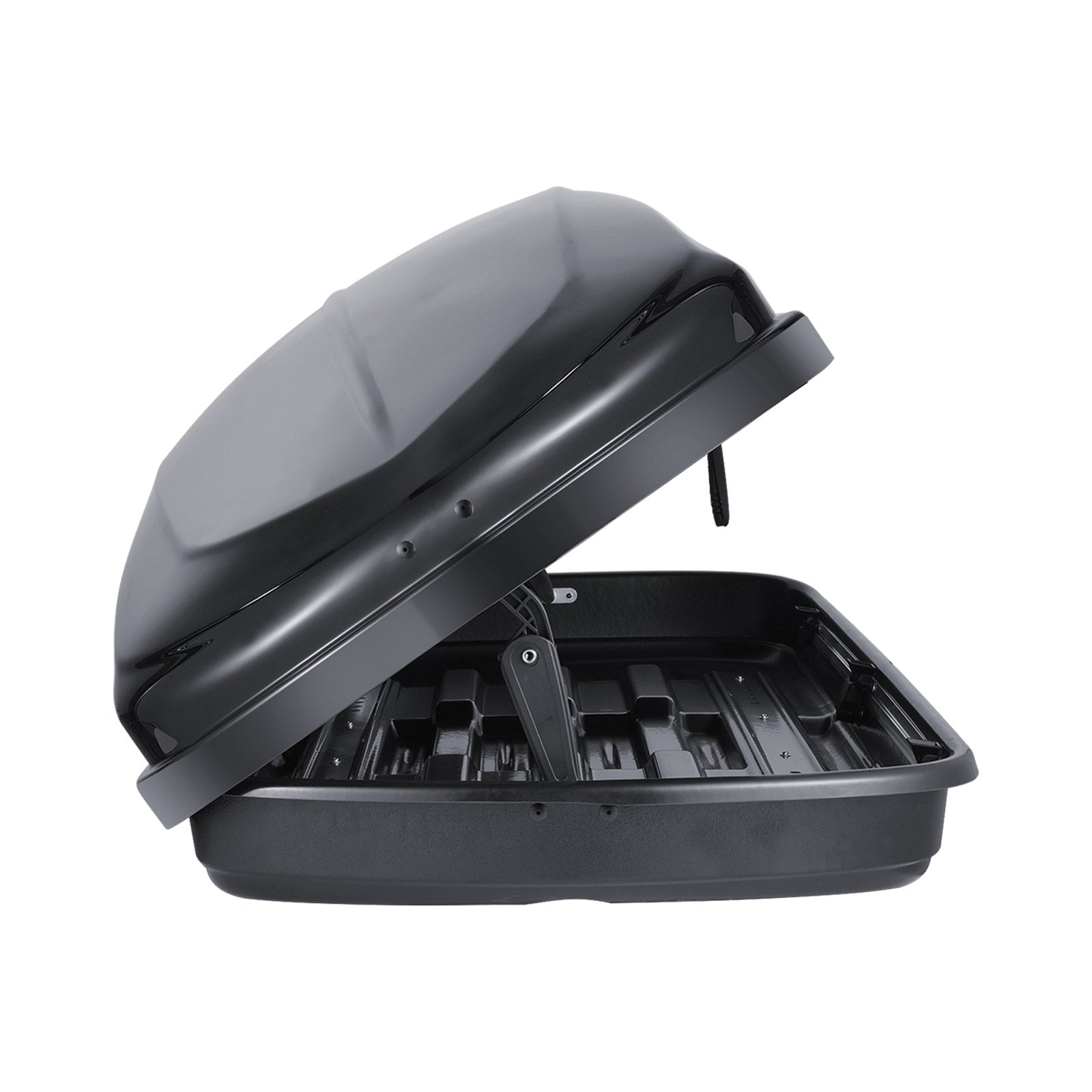 Caravan Accessories: VEVOR Rooftop Cargo Carrier 220 L Luggage Storage Box ABS for SUVs Cars