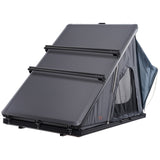 Caravan Accessories: VEVOR Rooftop Tent Hard Shell 2-3 Person Waterproof for Jeep SUV Truck w/ Ladder