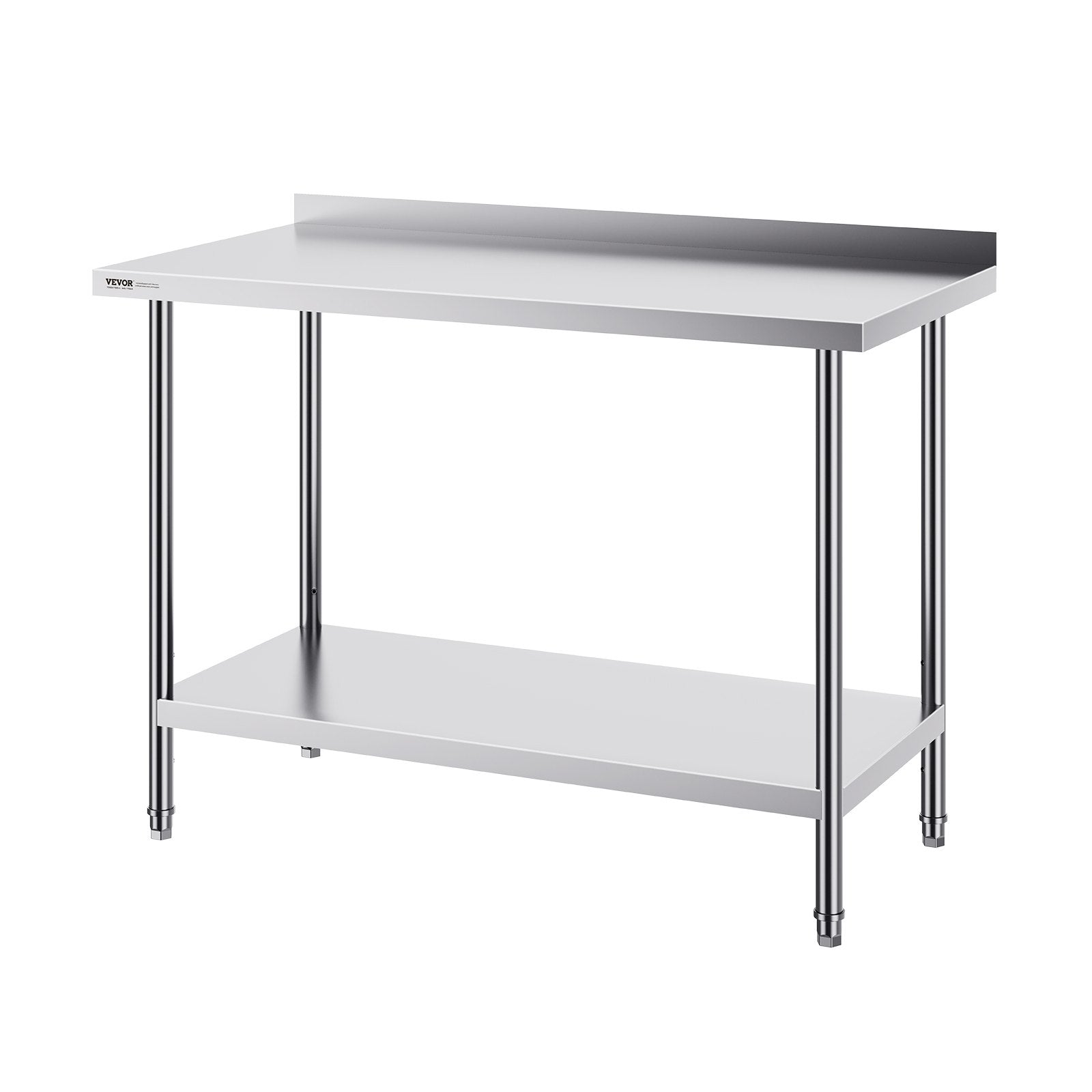 Basketball & Basketball Accessories: VEVOR 24 x 48 x 36 Inch Stainless Steel Work Table, Commercial Food Prep Worktable Heavy Duty Prep Worktable, Metal Work Table with Adjustable Height for Restaurant, Home and Hotel