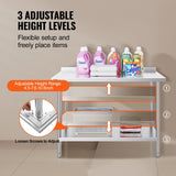 Basketball & Basketball Accessories: VEVOR 24 x 48 x 36 Inch Stainless Steel Work Table, Commercial Food Prep Worktable Heavy Duty Prep Worktable, Metal Work Table with Adjustable Height for Restaurant, Home and Hotel
